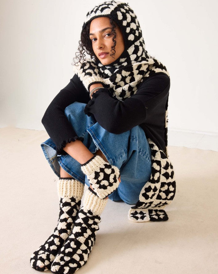 LA PAZ CROCHET FINGERLESS GLOVES
