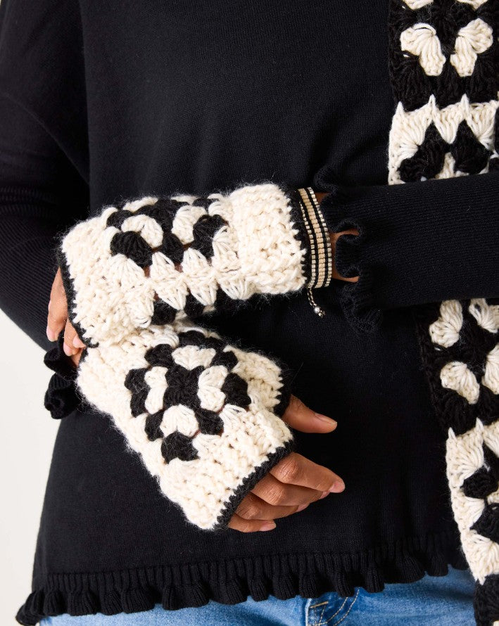 LA PAZ CROCHET FINGERLESS GLOVES