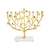 BOTANICAL GOLD MENORAH