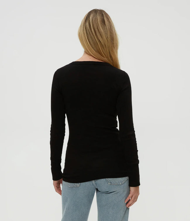 KELSO LS SUPIMA CREW NECK
