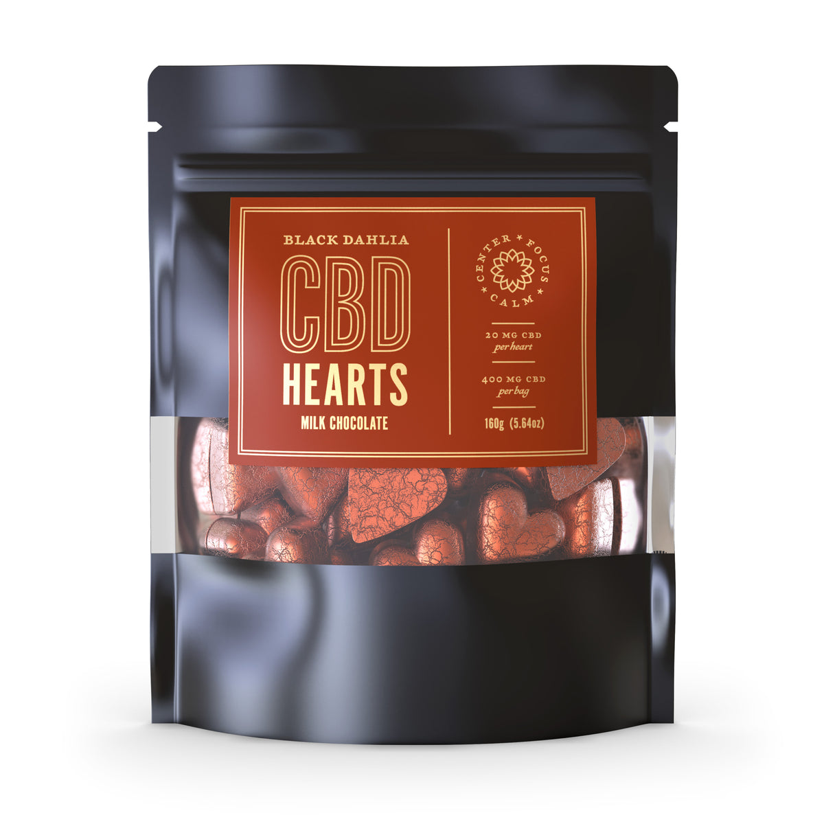 CBD MILK CHOCOLATE HEARTS