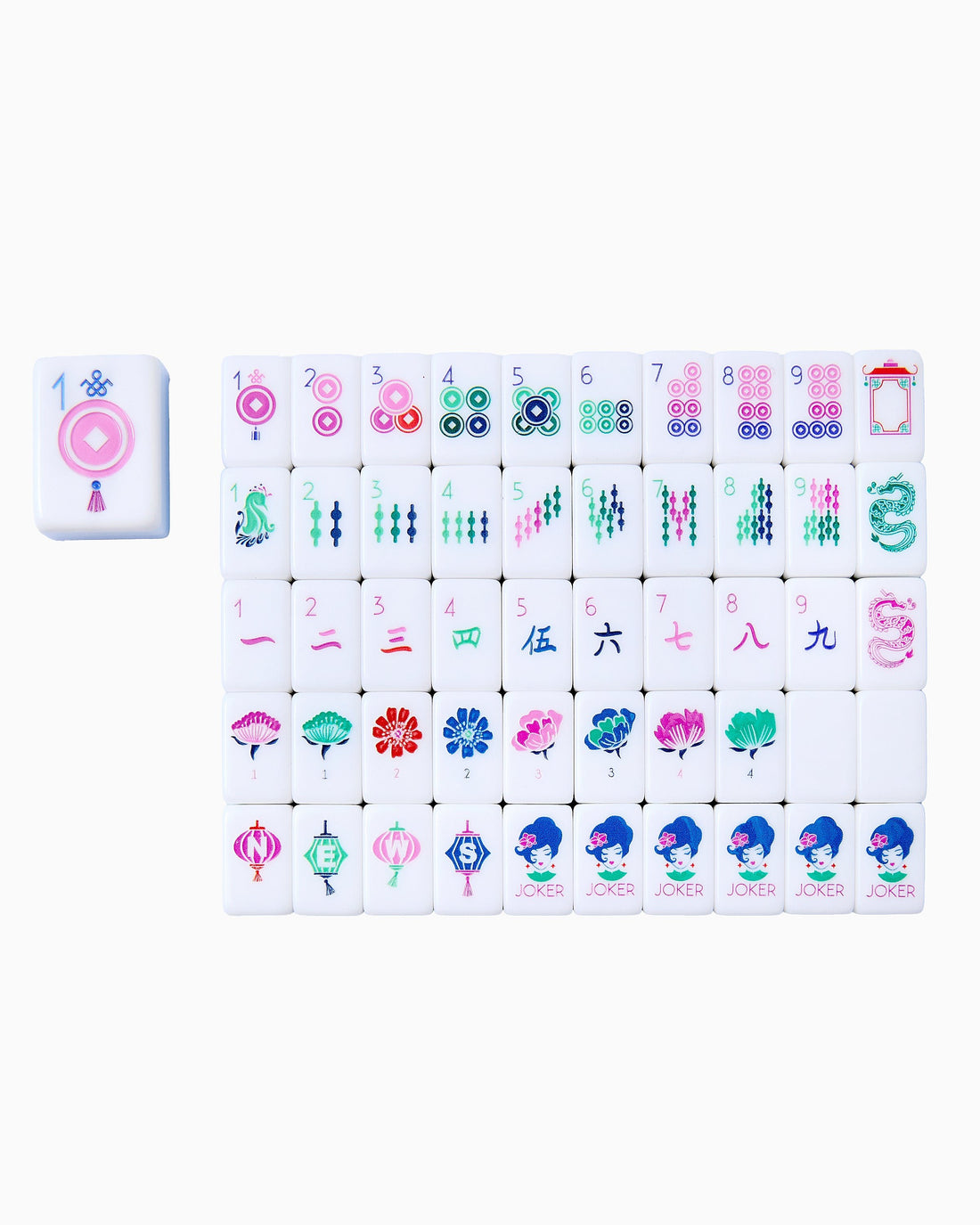 PALM BEACH MAHJONG TRAVEL SET