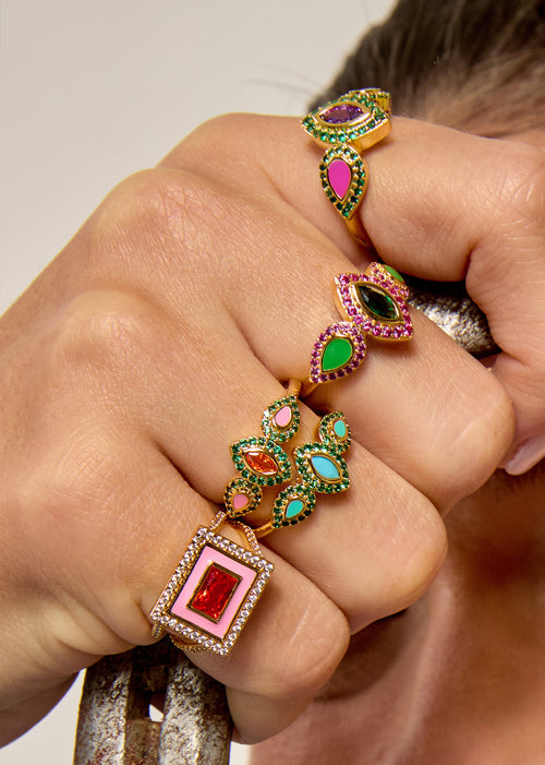 FUCHSIA LOVELY RING