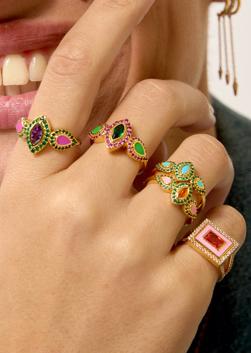 FUCHSIA LOVELY RING