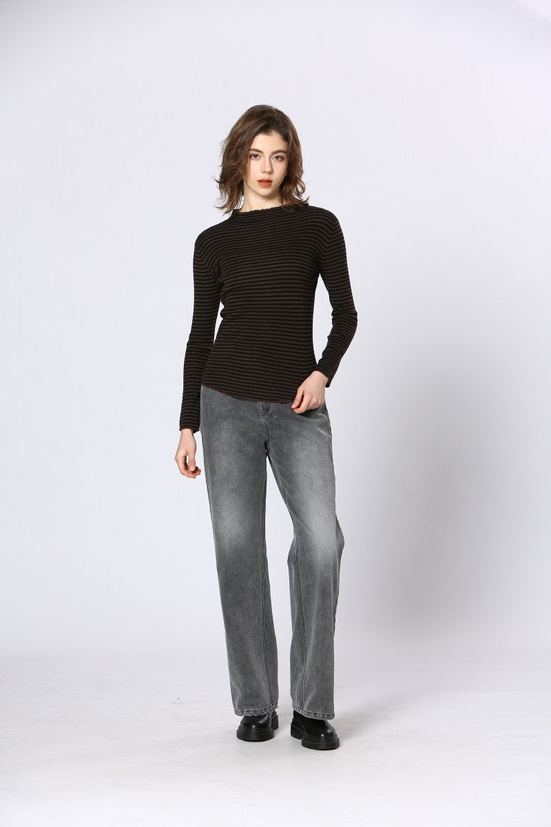 STRIPE LONG SLEEVE SHIRT