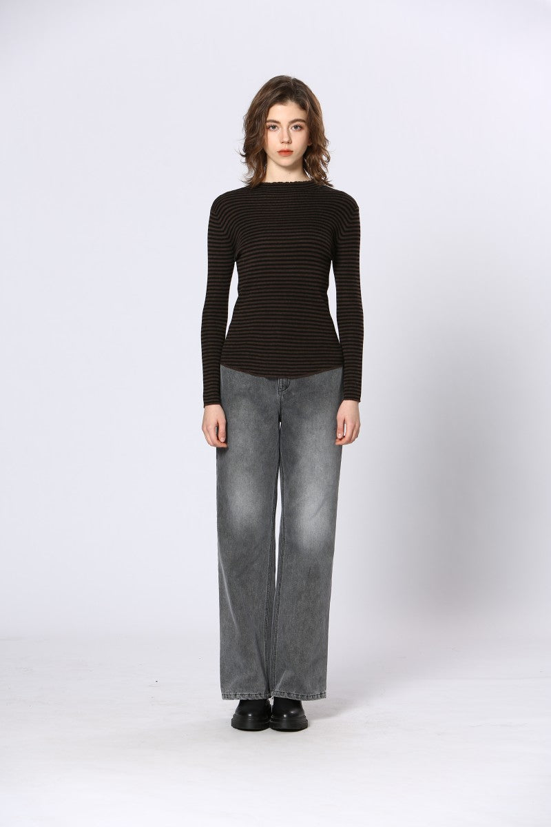 STRIPE LONG SLEEVE SHIRT