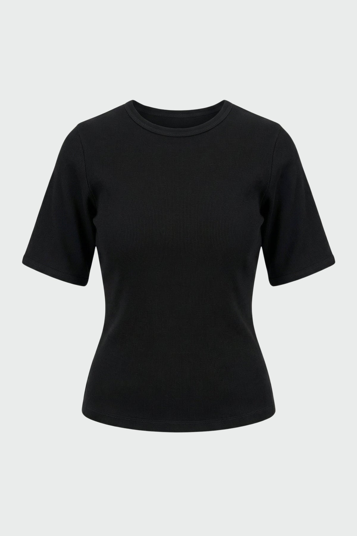 REANNE RIBBED SCULPTED TEE