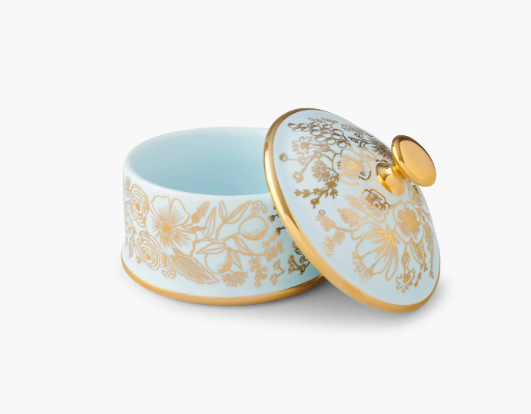 COLETTE ROUND PORCELAIN BOX