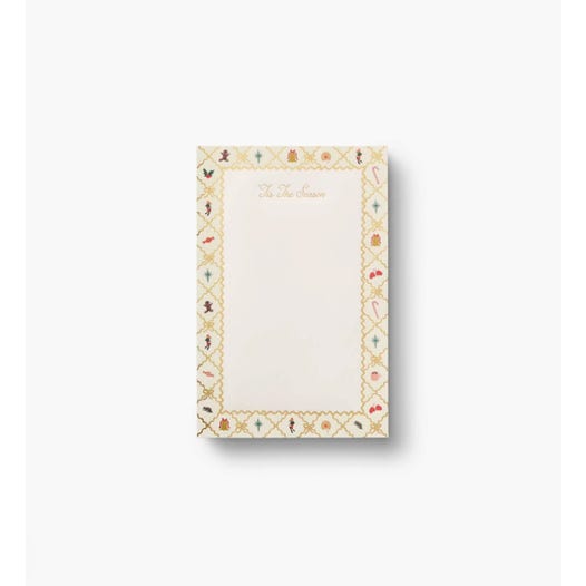HOLIDAY ARGYLE NOTEPAD