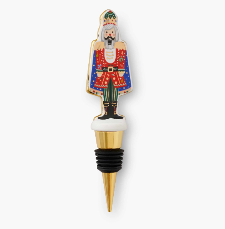 NUTCRACKER WINE STOPPER SET