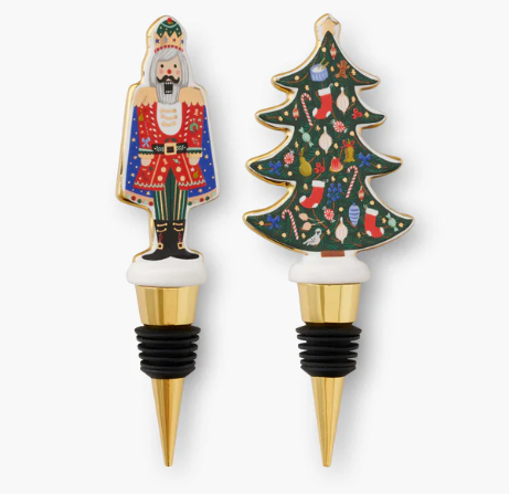 NUTCRACKER WINE STOPPER SET