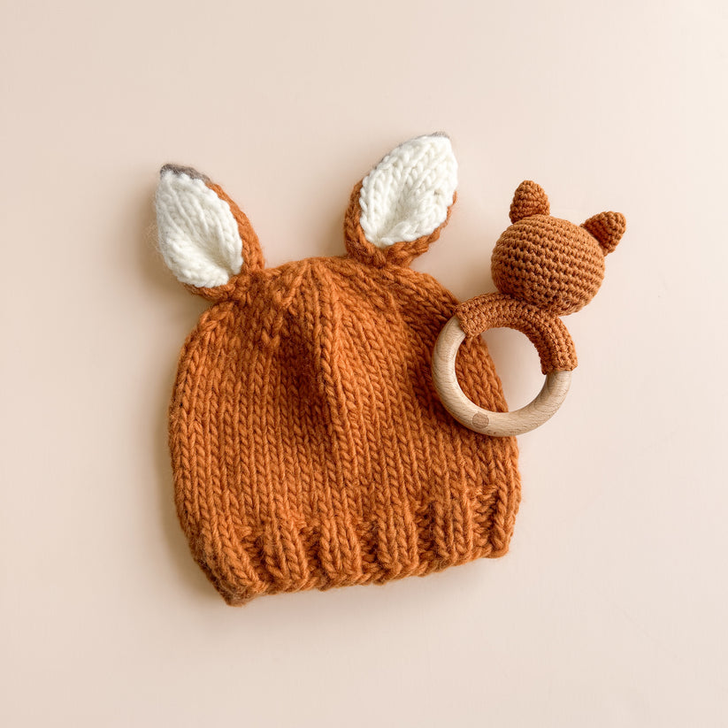 RUSTY FOX HAT CLAY 3-6M