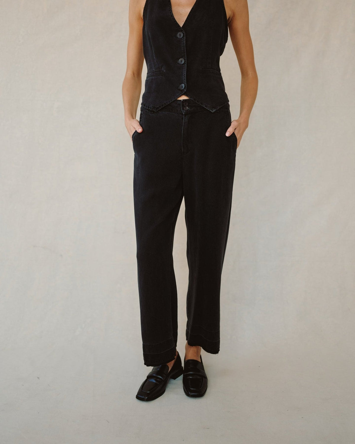 SAIGE WIDE LEG CROP