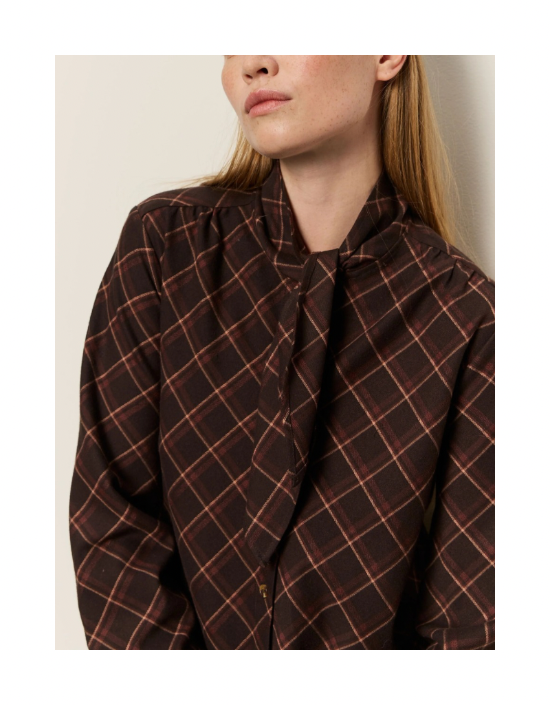 AUTUMN PLAID BLOUSE