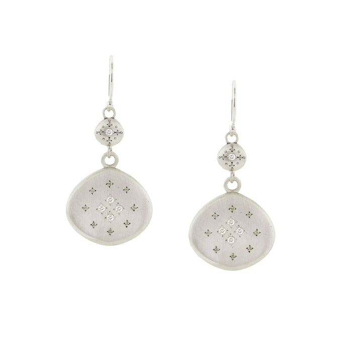 FOUR STAR SILVER LIGHTS CHARM EARRINGS