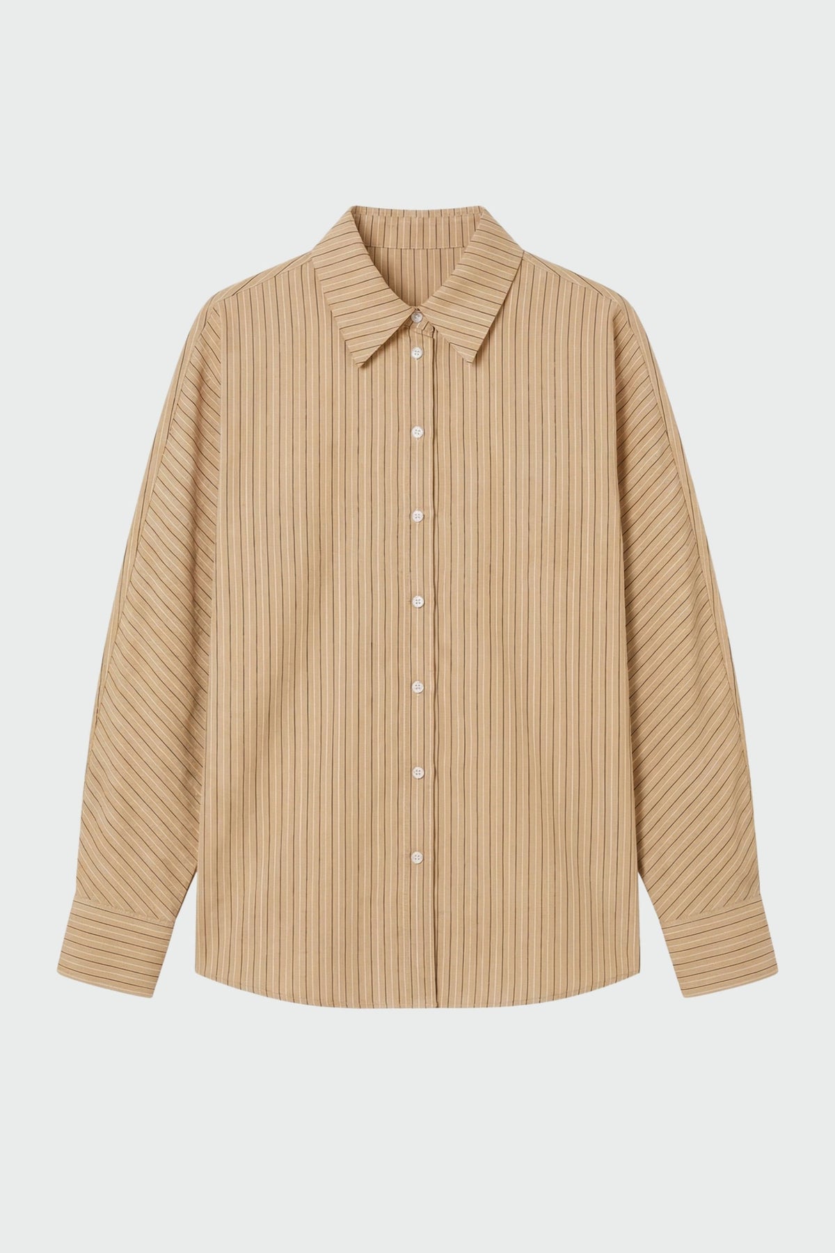 CINCH WAIST BACK BUTTON SHIRT