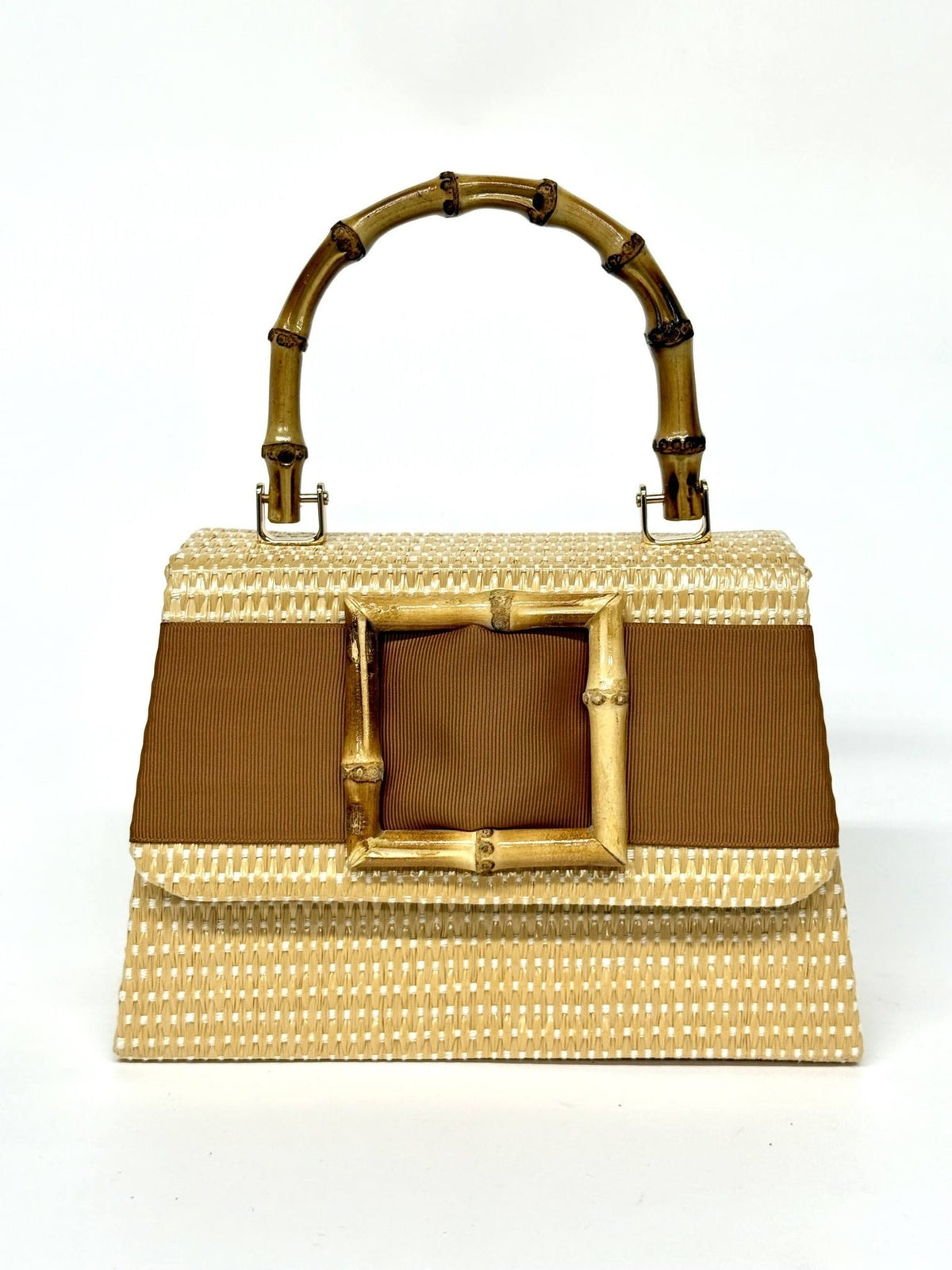 STRAW LULU TAN BAND BUCKLE