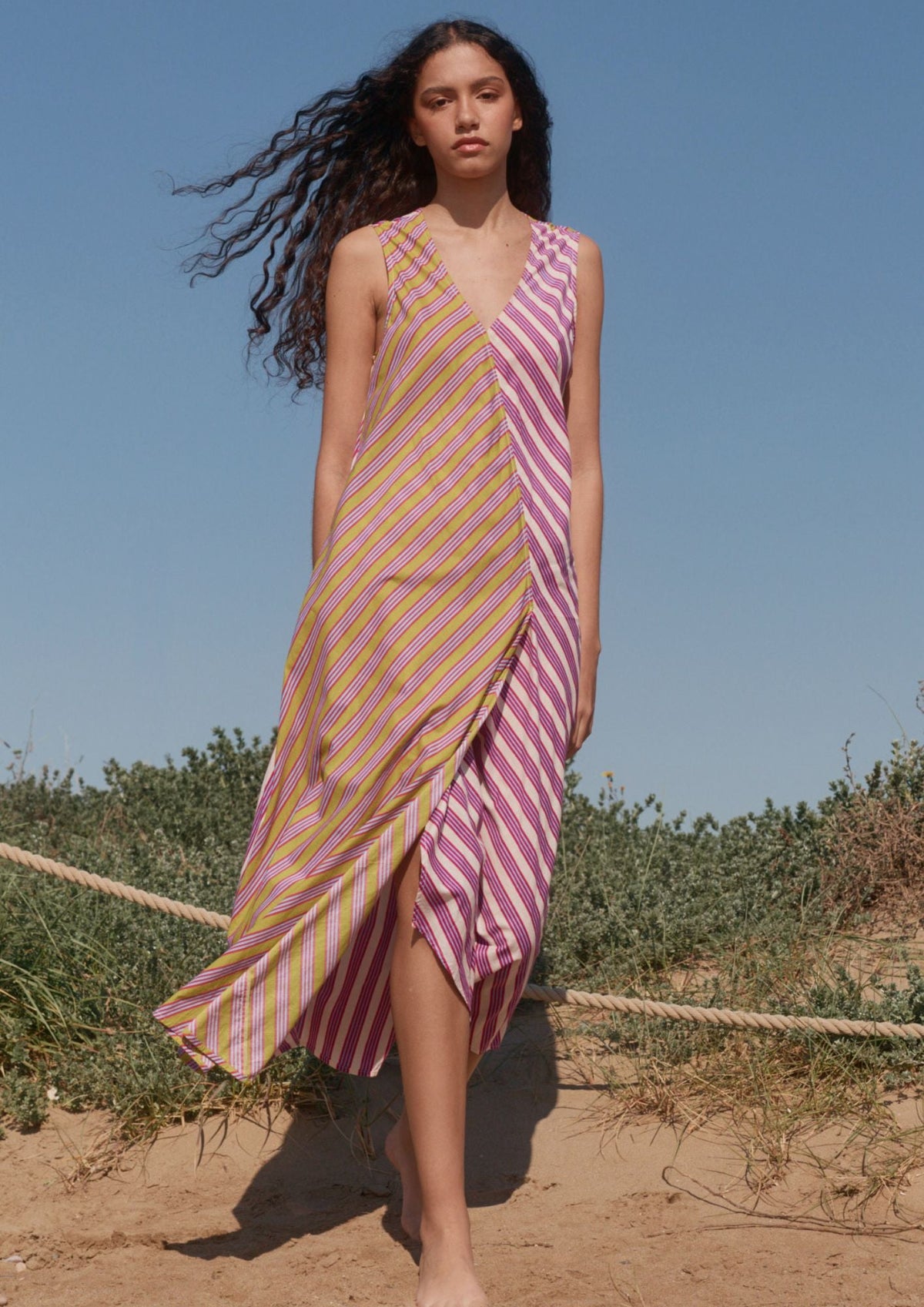 MIX STRIPE MILOS DRESS