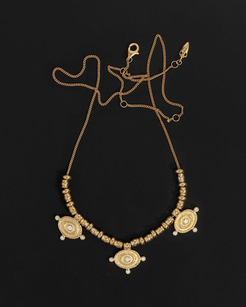 REIGN OVAL STATEMENT NECKLACE GV