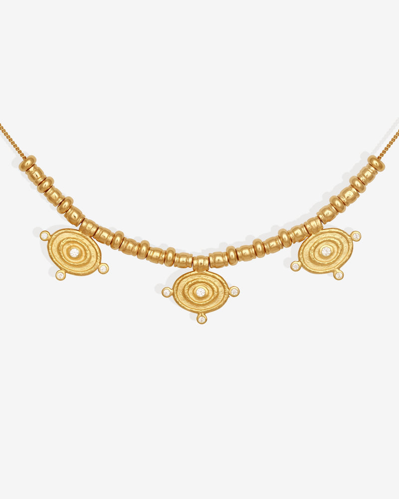 REIGN OVAL STATEMENT NECKLACE GV