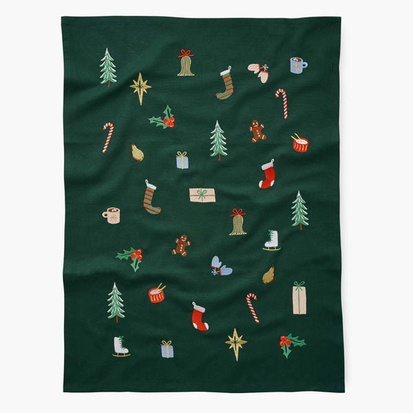 HOLIDAY TEA TOWEL