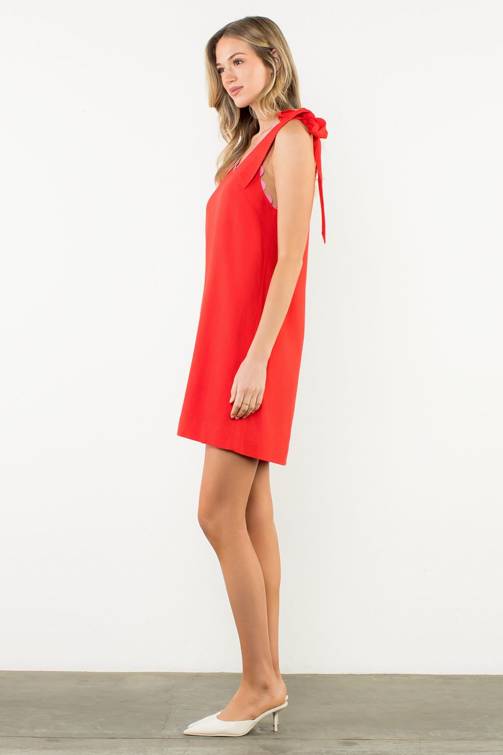 TIE STRAP DRESS