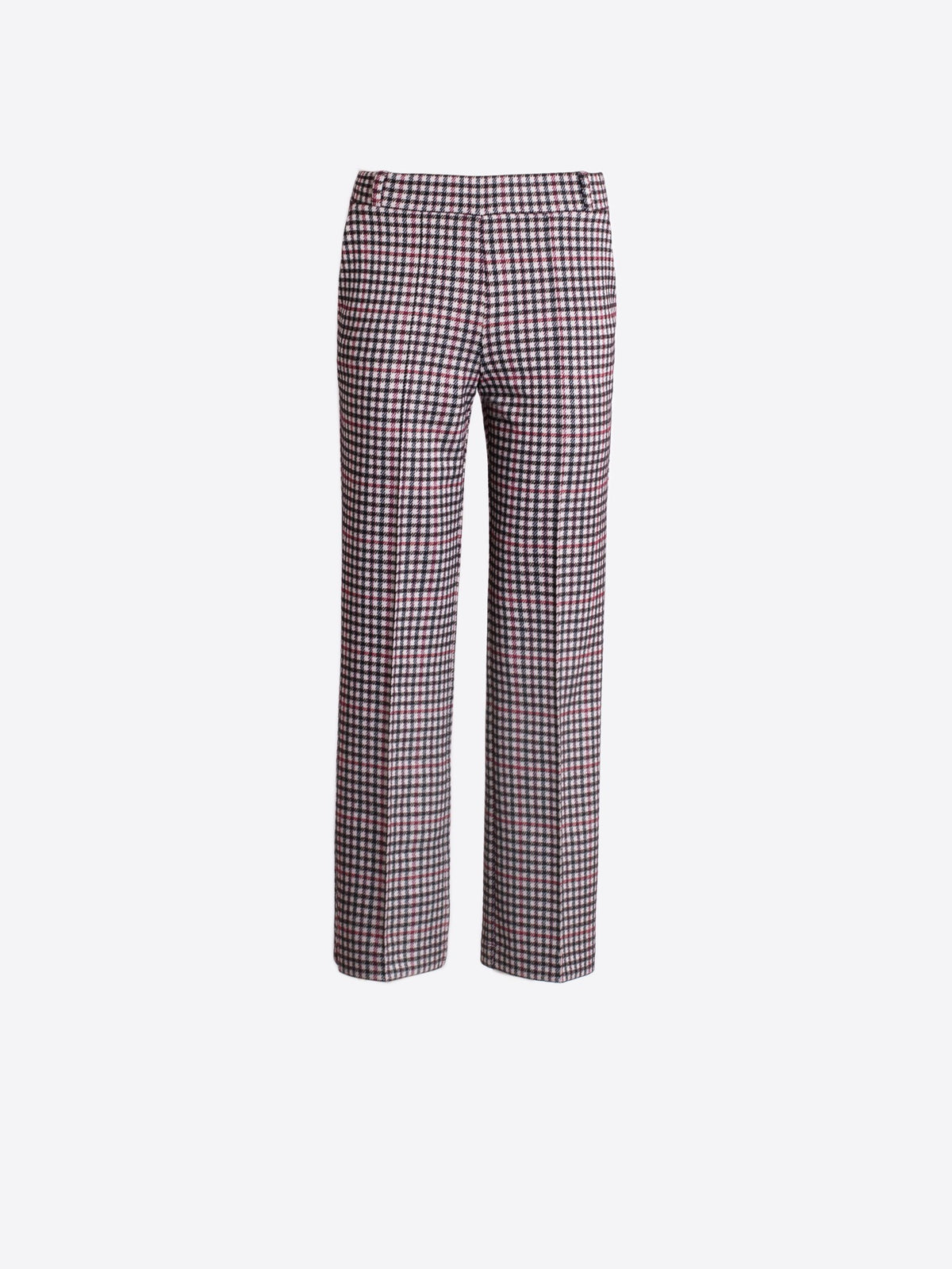 FRONT SEAM HOUNDSTOOTH TROUSER