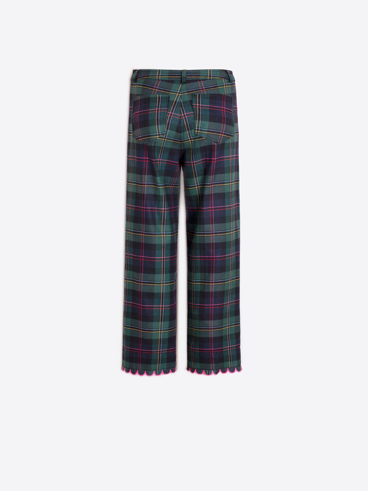 PLAID TROUSER