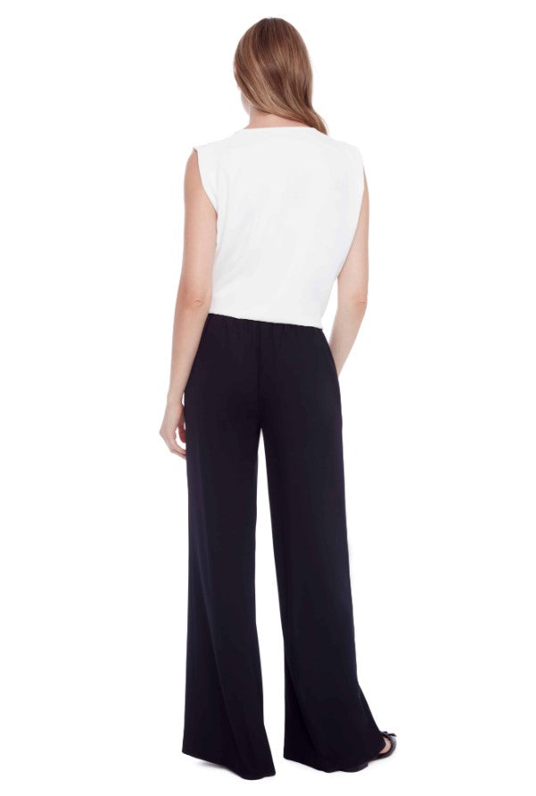 FIONA VEGAN SILK WIDE LEG PANT