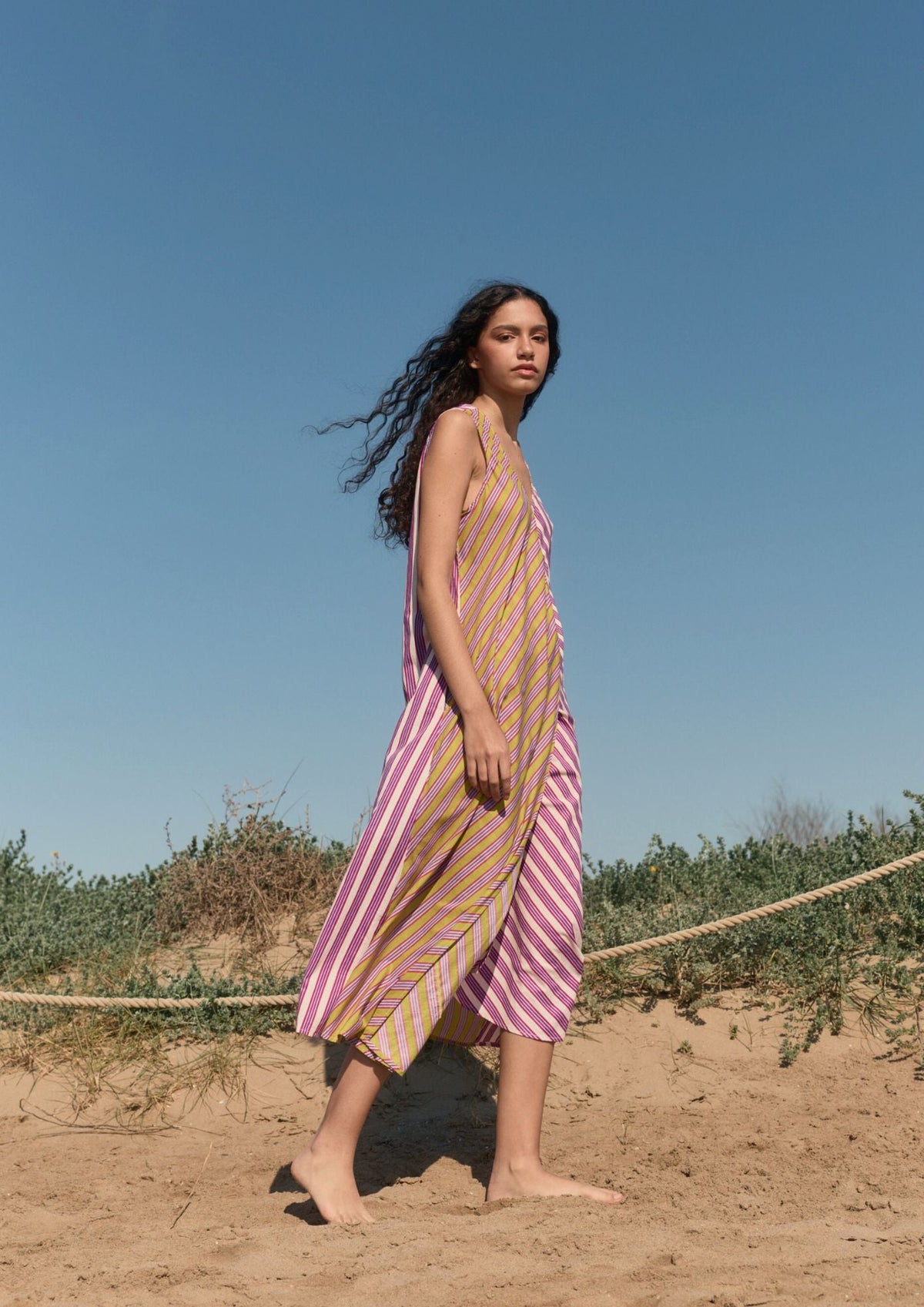 MIX STRIPE MILOS DRESS