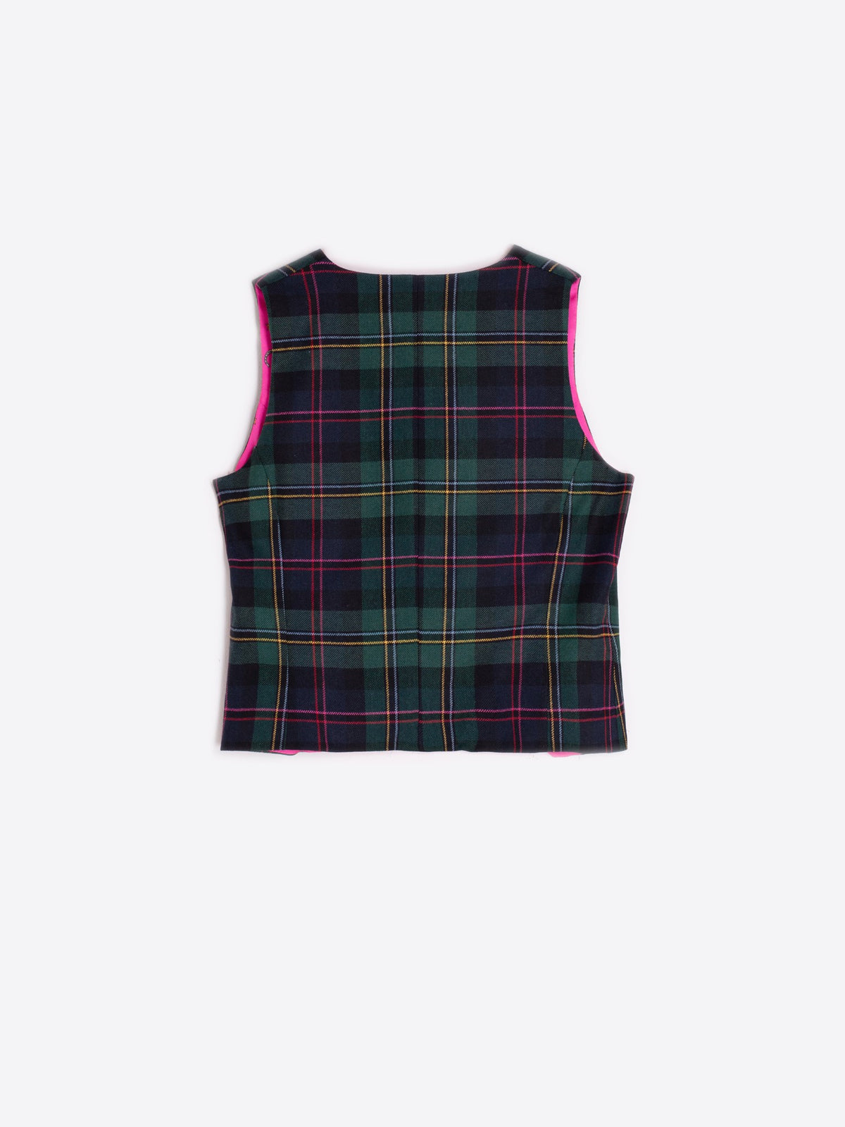 PLAID VEST