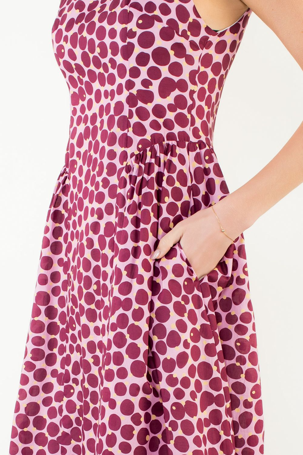 PINK POLKA DOT DRESS