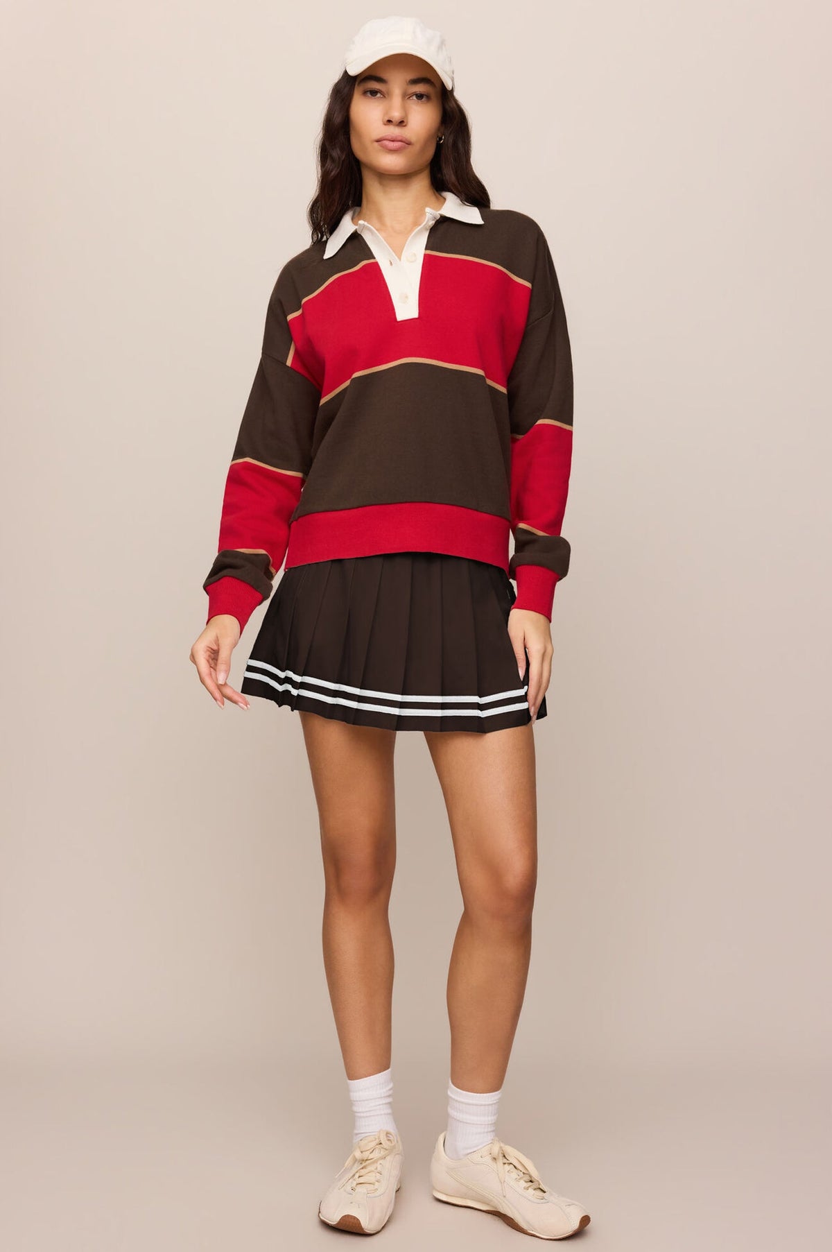 STUDY BREAK POLO SWEATSHIRT