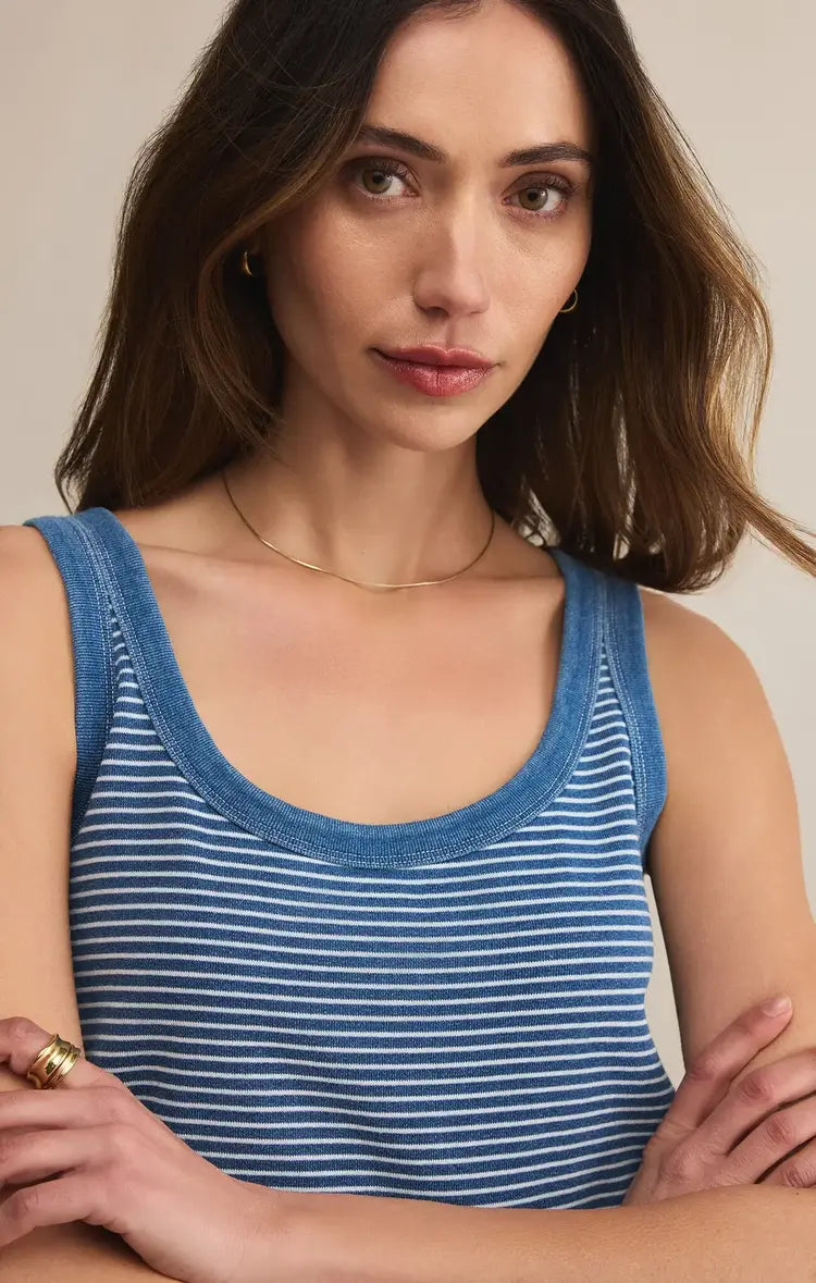 MATHIS STRIPED MINI DRESS
