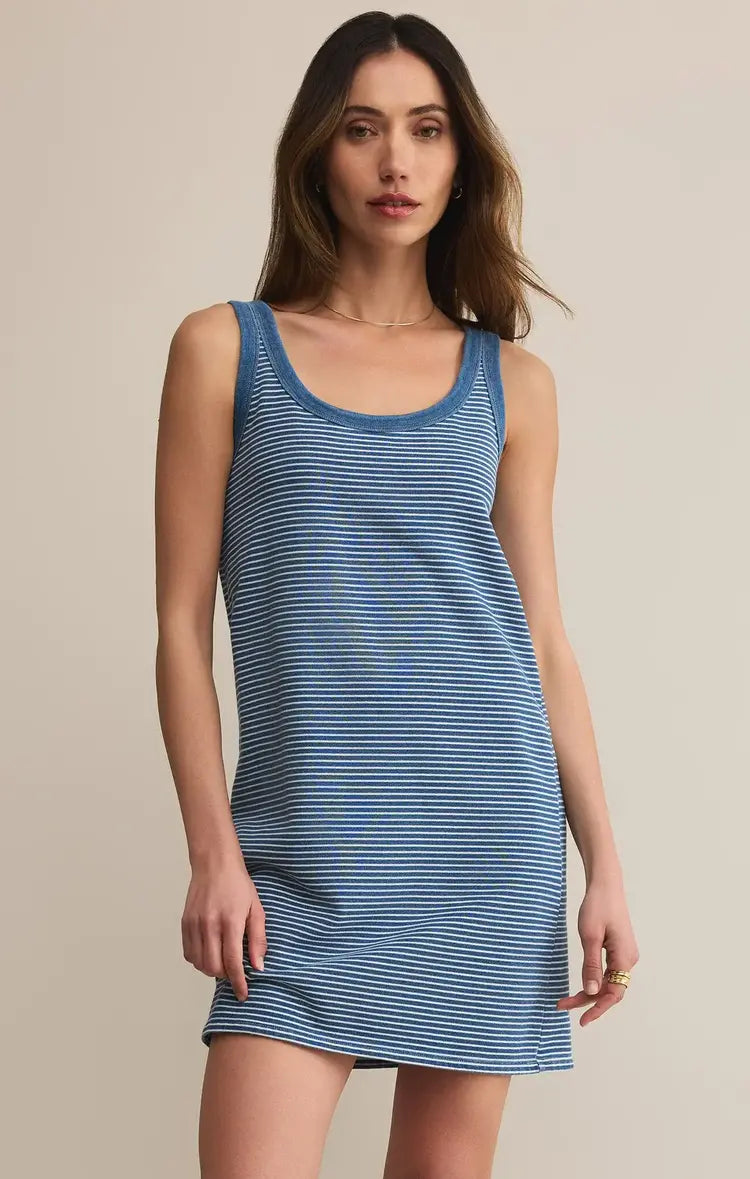 MATHIS STRIPED MINI DRESS