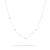 5 DIAMOND CHAIN NECKLACE