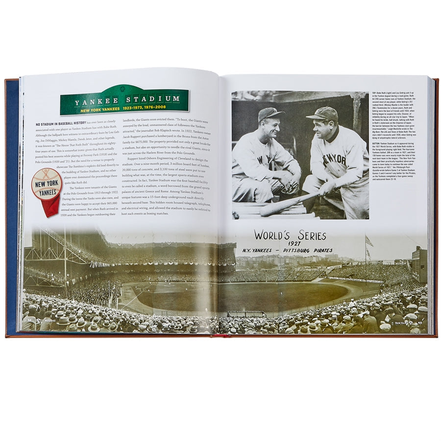 LEATHER BOUND BALLPARKS PAST &amp; PRESENT