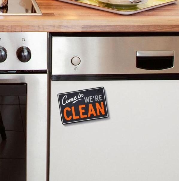 FLIP-SIDE DISHWASHER SIGN