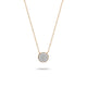 PAVE DISC NECKLACE