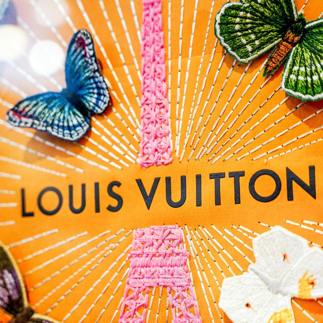 Rosdorf Park Louis Vuitton Butterfly Framed On PlasticAcrylic 3 Pieces by  Jodi Graphic Art  Wayfair