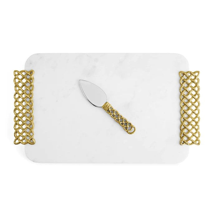 Truro Gold Cake Knife & Server Set