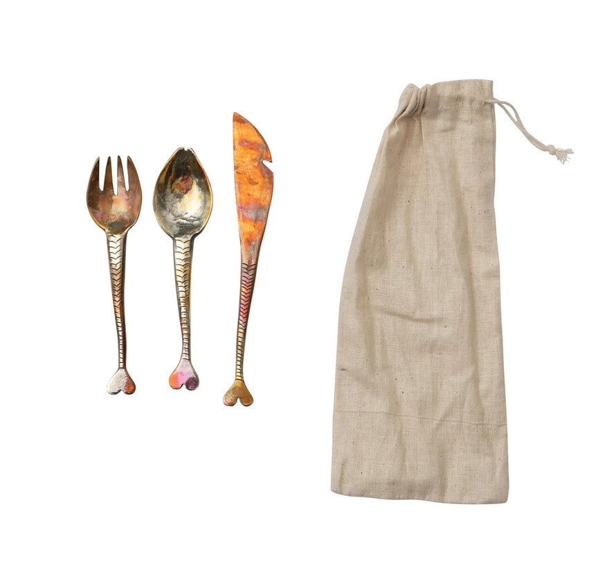 FISH TAIL CUTLERY IN BAG