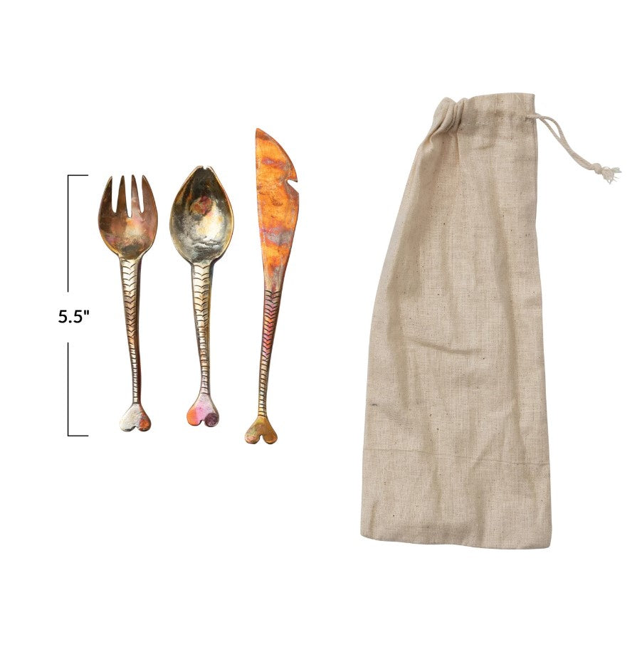 FISH TAIL CUTLERY IN BAG