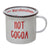 HOT COCOA ENAMEL MUG