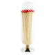 RED TIPPED FIREPLACE HELIX MATCH CLOCHE