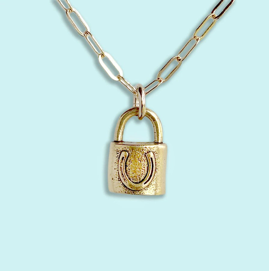 LOVE LOCK NECKLACE